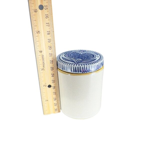 Prestige Place Pottery Trinket Covered Dish Museum of American Folk Art Japan - Picture 10 of 14